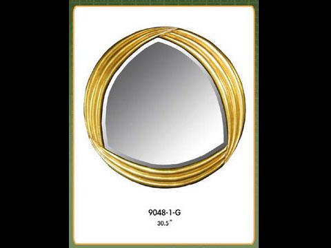 HG.012 金色優雅圓鏡(9048-1-G)