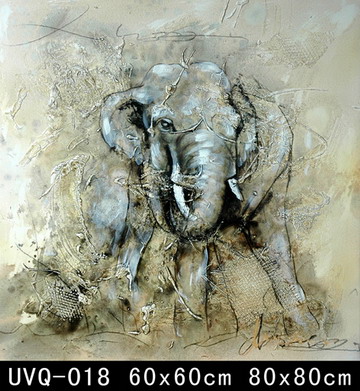 油畫 No022 大象(UVQ-018)