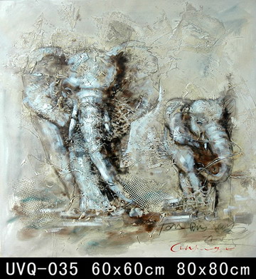 油畫 No025 大象(UVQ-035)