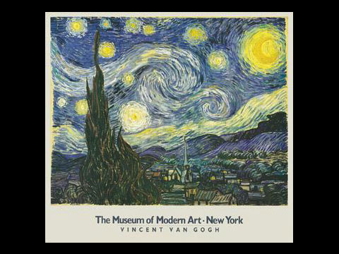 複製畫No.041 Van Gogh梵谷- 星夜 V168(y00780)
