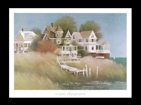 複製畫No.123 Swayhoover-Cottages by the Sea S857(y00457)